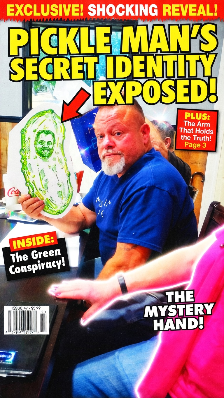 Local Man Banned from Buffet for Pickle Heist in Wedding Dress