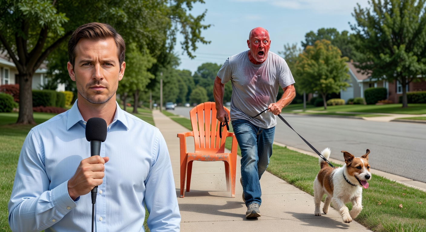 Local Man Luke Hayes Obsessed with Dog-Walking Speed Records