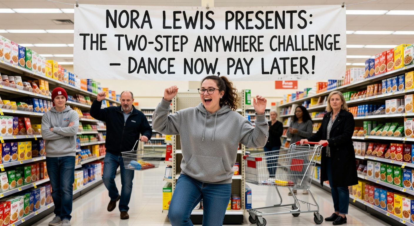 Nora Lewis Sparks Uncontrollable Dance Epidemic in Stores Nationwide