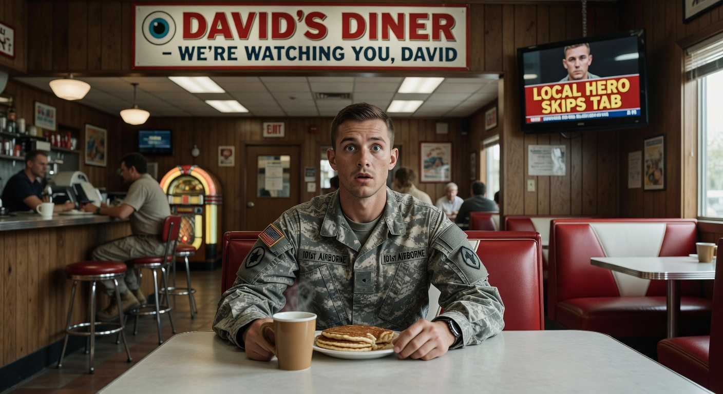 BREAKING: DAVID CAUGHT SKIPPING TAB IN SHOCKING RESTAURANT SCANDAL!